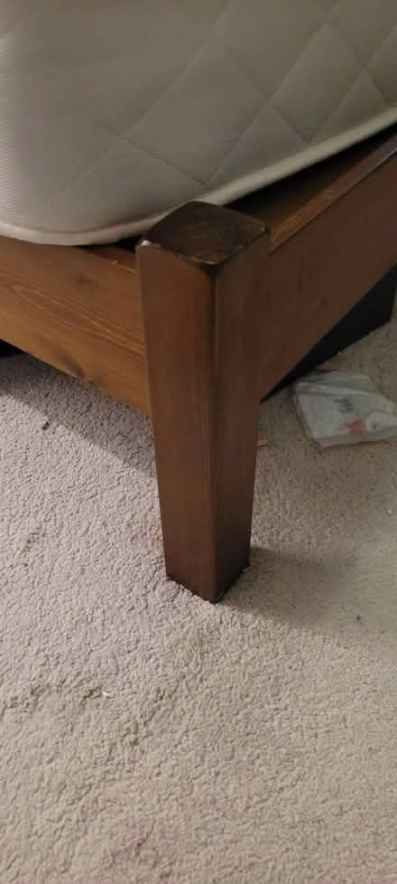 Photo of free King size bed frame and mattress (Cottingham Hu16) #2