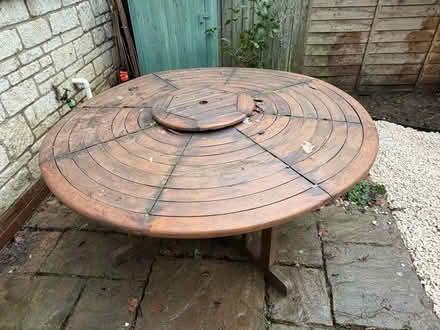 Photo of free Large garden table and chairs (Bicester, OX26) #1