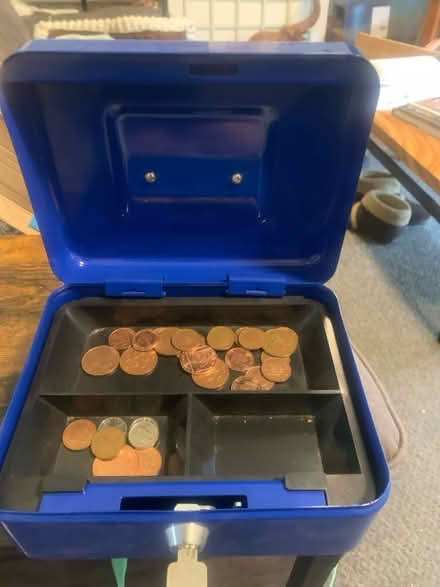 Photo of free Blue cash box (Paulsgrove PO6) #2