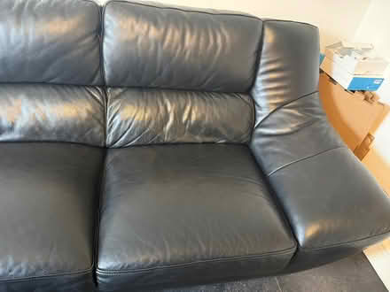 Photo of free Leather sofa (KT16) #2