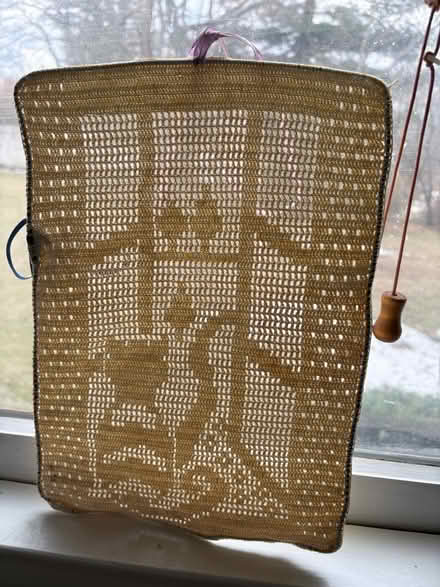 Photo of free Crocheted cat/bird window hanging (Ossining) #1