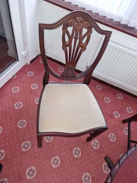 Photo of free Table and 4 chairs. Table extends to 6 settings (Killamarsh S21) #2