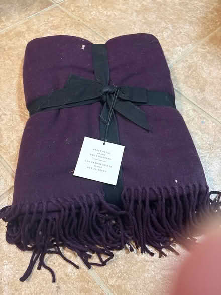 Photo of free Purple throw (Kanata Lakes) #1