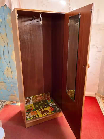 Photo of free Oak wardrobe and matching dressing table with mirror (Old Hutton LA8) #2
