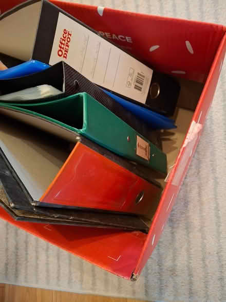 Photo of free Lever arch folders and ring binders (Bolney) #1