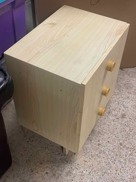 Photo of free Bedside cabinet - light wood effect (Meads BN20) #2