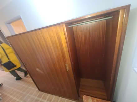 Photo of free Vintage double wardrobe with draws mirror & brass handles (Worthing BN11) #4