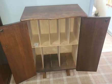 Photo of free antique record cupboard with partitions (Worthing BN11) #3