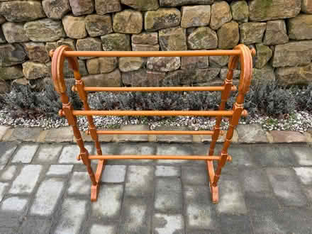 Photo of free Freestanding towel rack/rails (Glusburn) #2