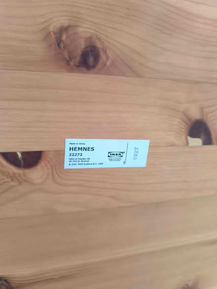Photo of free Large solid wood IKEA Hemnes table top. (Kenley CR8) #3