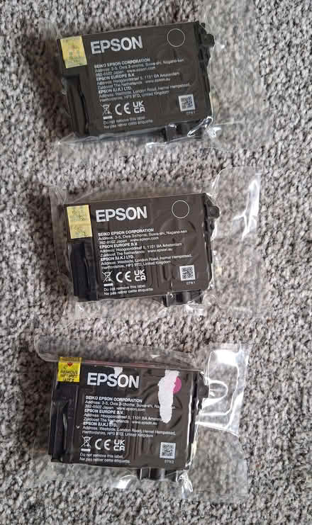 Photo of free Brand new, sealed Epson 603+ ink cartridges (TN23) #2