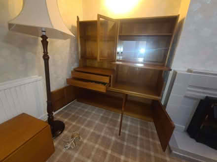 Photo of free antique display cabinet with drawers and shelves (Worthing BN11) #2