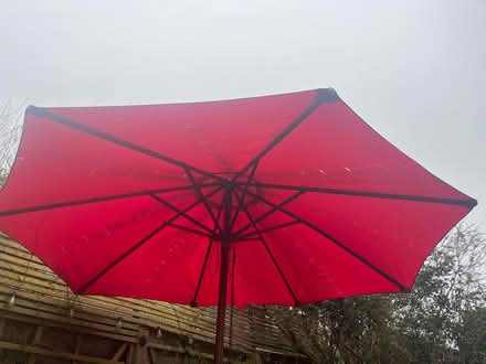 Photo of free 2.8 pink garden parasol (Lewes) #1