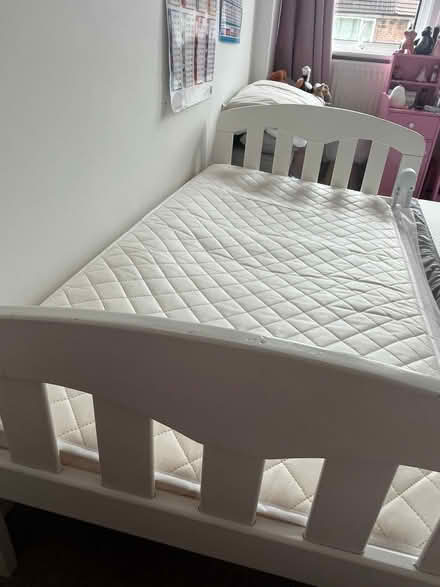 Photo of free Kids cot bed an mattress (Sw20 Raynes Park) #1