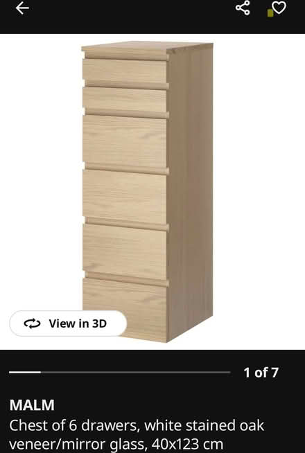 Photo of Ikea malm tall unit (Orpington) #1