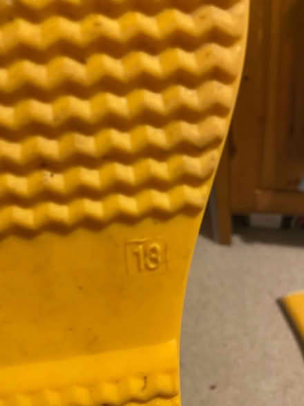 Photo of free Yellow lined boots (82 Rosehill drive, BH23) #4