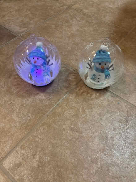 Photo of free 2 glass snowmen (Kanata Lakes) #1