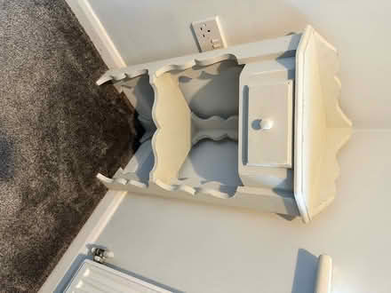 Photo of free White wooden corner unit (Blaby LE8) #1