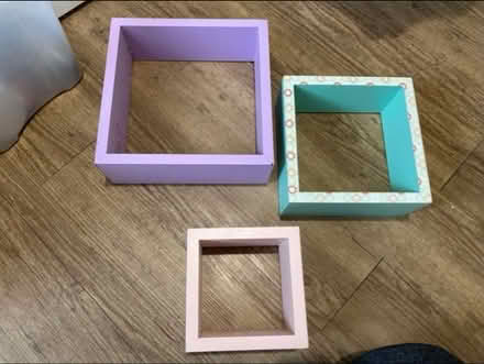Photo of free Small Cubed Shelves x 3 (Cheshunt En8) #1
