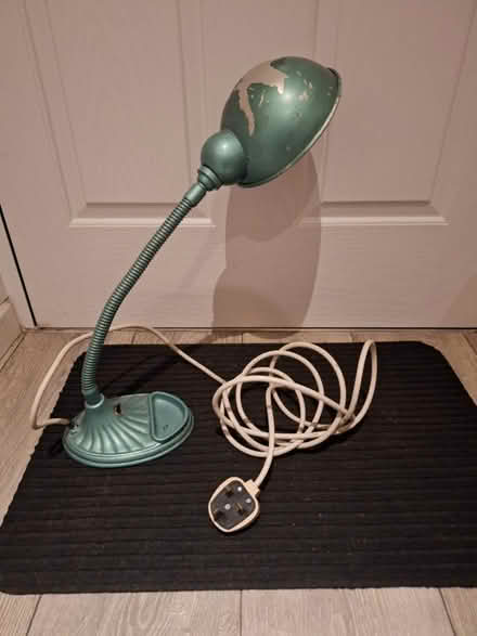 Photo of free Green metal desk lamp (St Albans AL1) #1