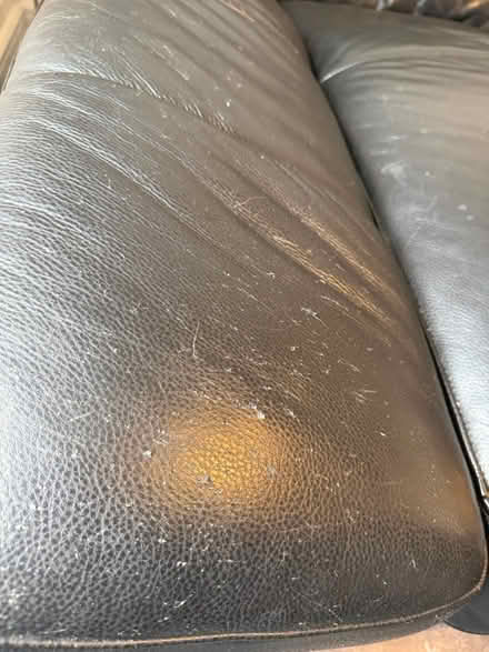 Photo of free Leather sofa (KT16) #3