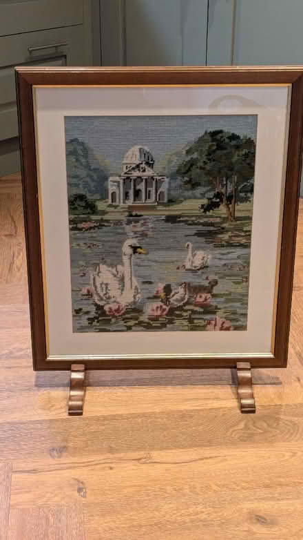 Photo of free Antique embroidered fire guard (Downley HP13) #1