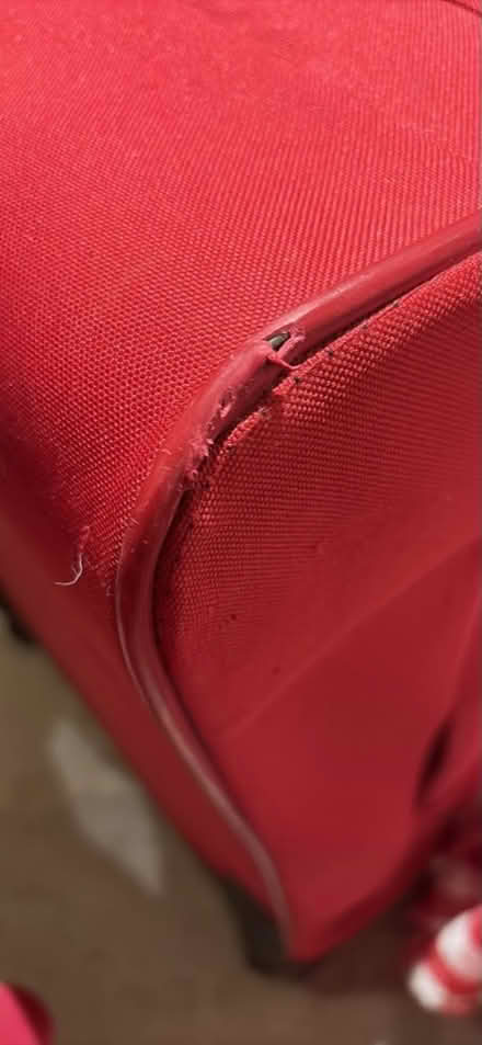 Photo of free Red medium size suitcase (Beverstone GL8) #4