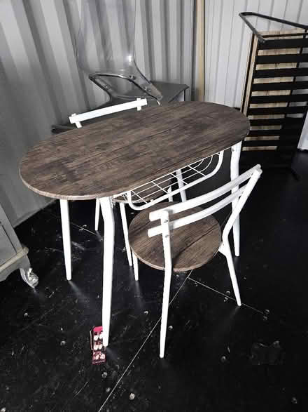 Photo of free Small 2 seater table and 2 chairs (Moreton CH46) #1