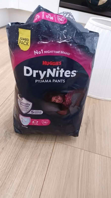 Photo of free Huggies Dry nights pyjama pants x8 (SW11) #1