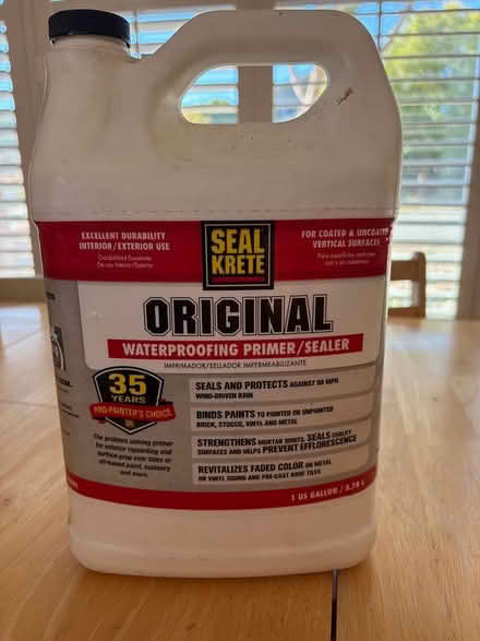 Photo of free Waterproofing primer/sealer (Downtown Sunnyvale) #1