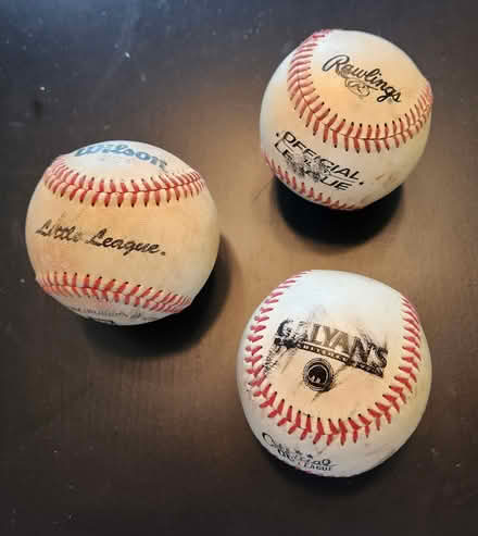 Photo of free 3 baseballs (Rockville) #1