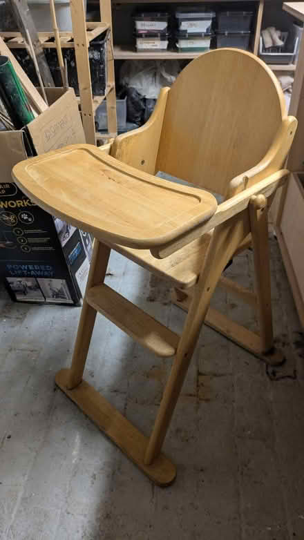 Photo of free Wooden highchair (NR2) #2