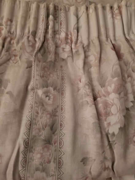 Photo of free pair of curtains grey pink (St Albans AL3) #1