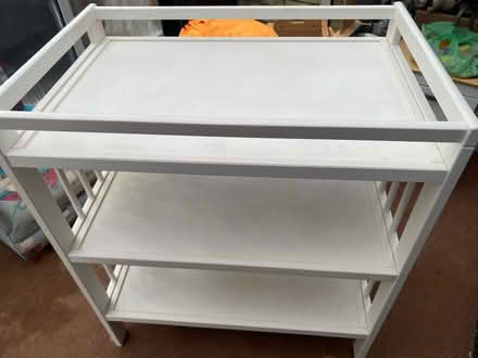 Photo of free White wood baby changer (Potton SG19) #1