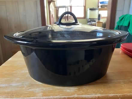 Photo of free 6-quart Oval Crock-Pot Crock & Lid (Near Gary Ave & Schick Rd) #1