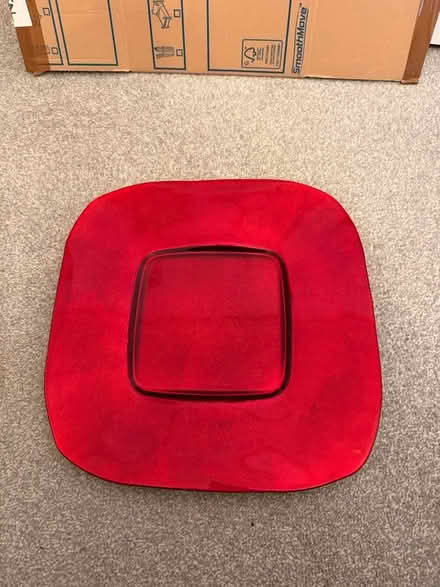 Photo of free Two large red servicing plates (Guildford GU1) #1