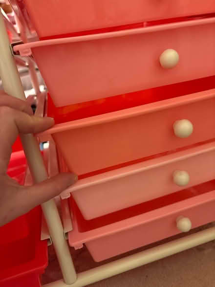 Photo of free pink plastic drawers (pudsey LS28) #2