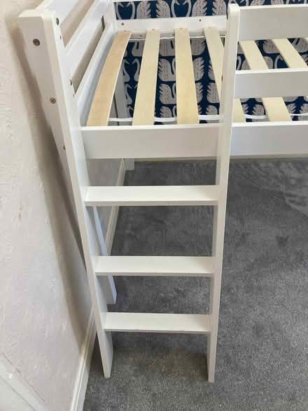 Photo of free Children’s cabin bed frame in white (Stretford M32) #3
