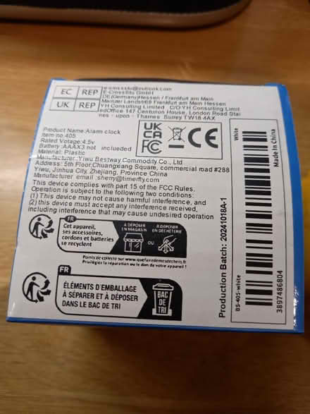 Photo of free Small clock (Roundhill area brighton) #3