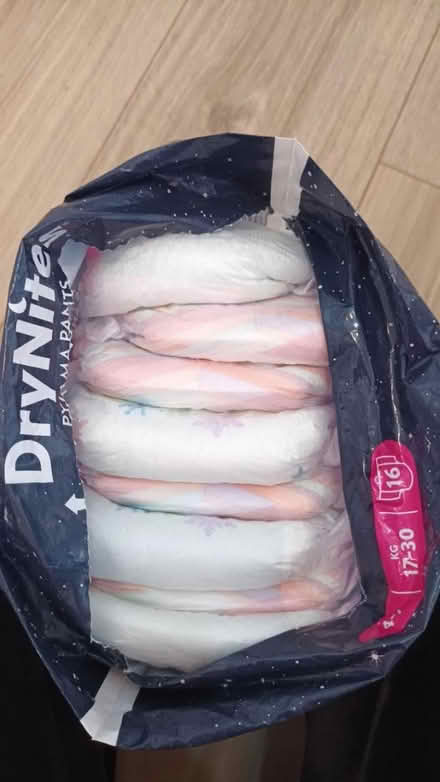 Photo of free Huggies Dry nights pyjama pants x8 (SW11) #2