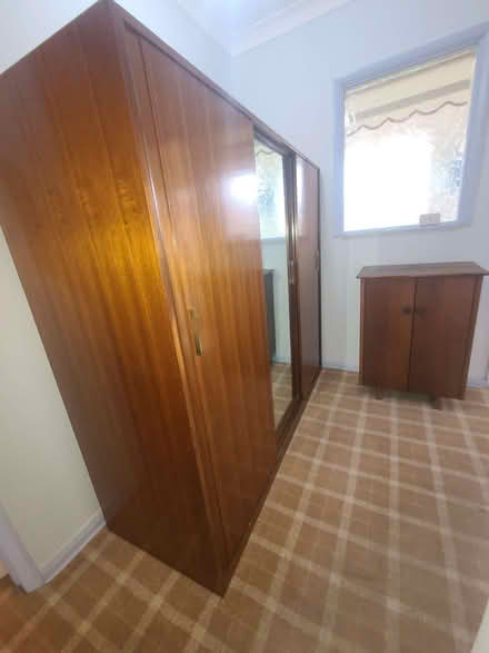 Photo of free Vintage double wardrobe with draws mirror & brass handles (Worthing BN11) #2