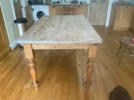 Photo of free Pine dining table (Tockwith) #2