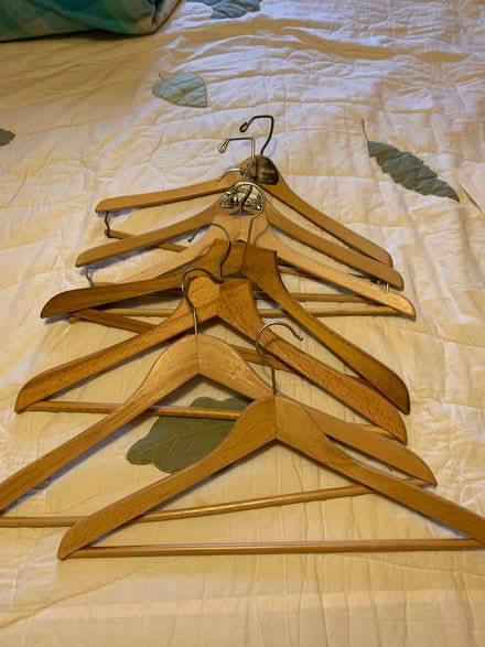 Photo of free Various wooden clothes hangers (Cutteslowe OX2) #1