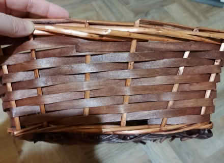 Photo of free Wooden large flat basket (East Croydon CR0) #2