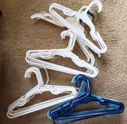 Photo of free Kid, Child Hangers 40 White & Blue (Clarksburg) #1
