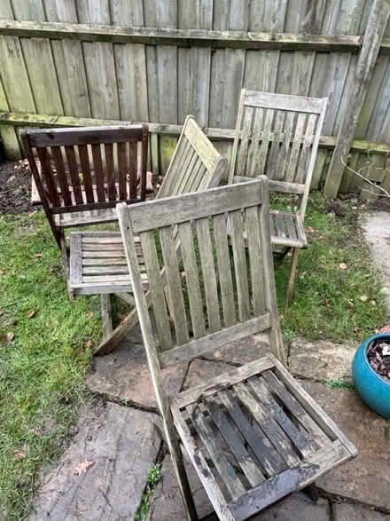 Photo of free Large garden table and chairs (Bicester, OX26) #2