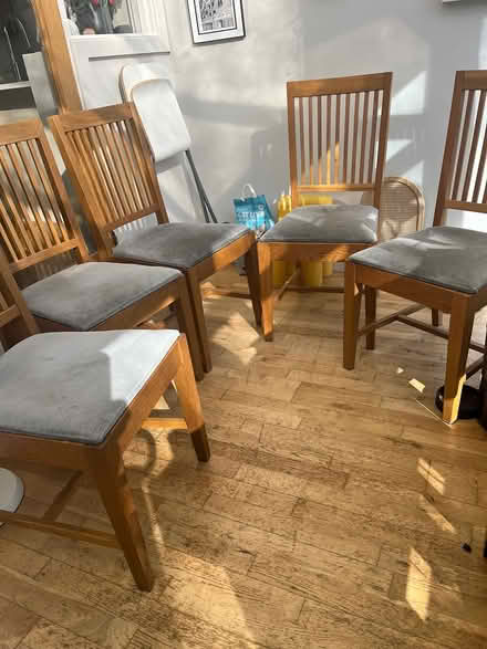 Photo of free Dinning room chairs x 5 (Bayside, Dublin 13) #1