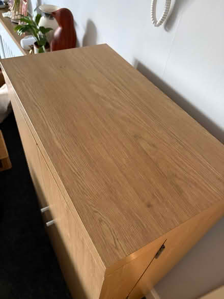 Photo of free DVD CD oak storage unit (Broomridge FK7) #2