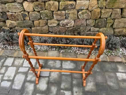 Photo of free Freestanding towel rack/rails (Glusburn) #1