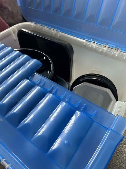 Photo of free Box of plastic plates, serving dishes and cutlery (Banstead SM7) #2